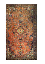 A35691 Persian Rug Sarouk Handmade Area Antique Traditional 13'11'' x 24'9'' -14x25- Red Floral Design