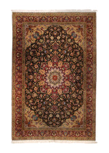 A35707 Persian Rug Tabriz Handmade Area Traditional 6'7'' x 10'1'' -7x10- Red Yellow Gold Floral Naghsh Design