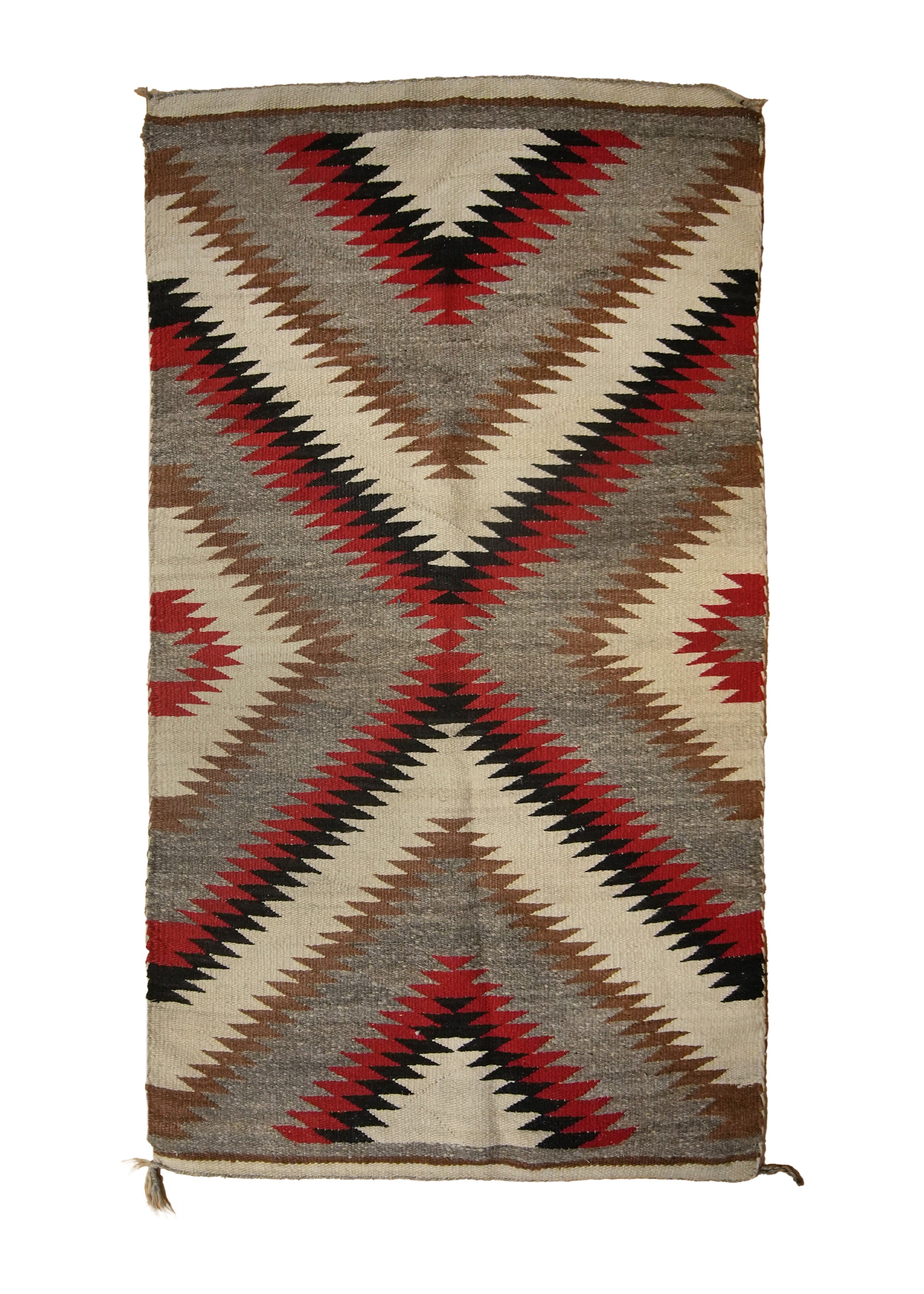 Native American Rug Navajo Handmade Area Antique Tribal 2'9