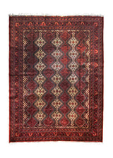A35751 Oriental Rug Pakistani Handmade Area Tribal 9'8'' x 13'0'' -10x13- Whites Beige Geometric Khal Mohammadi Design.jpg