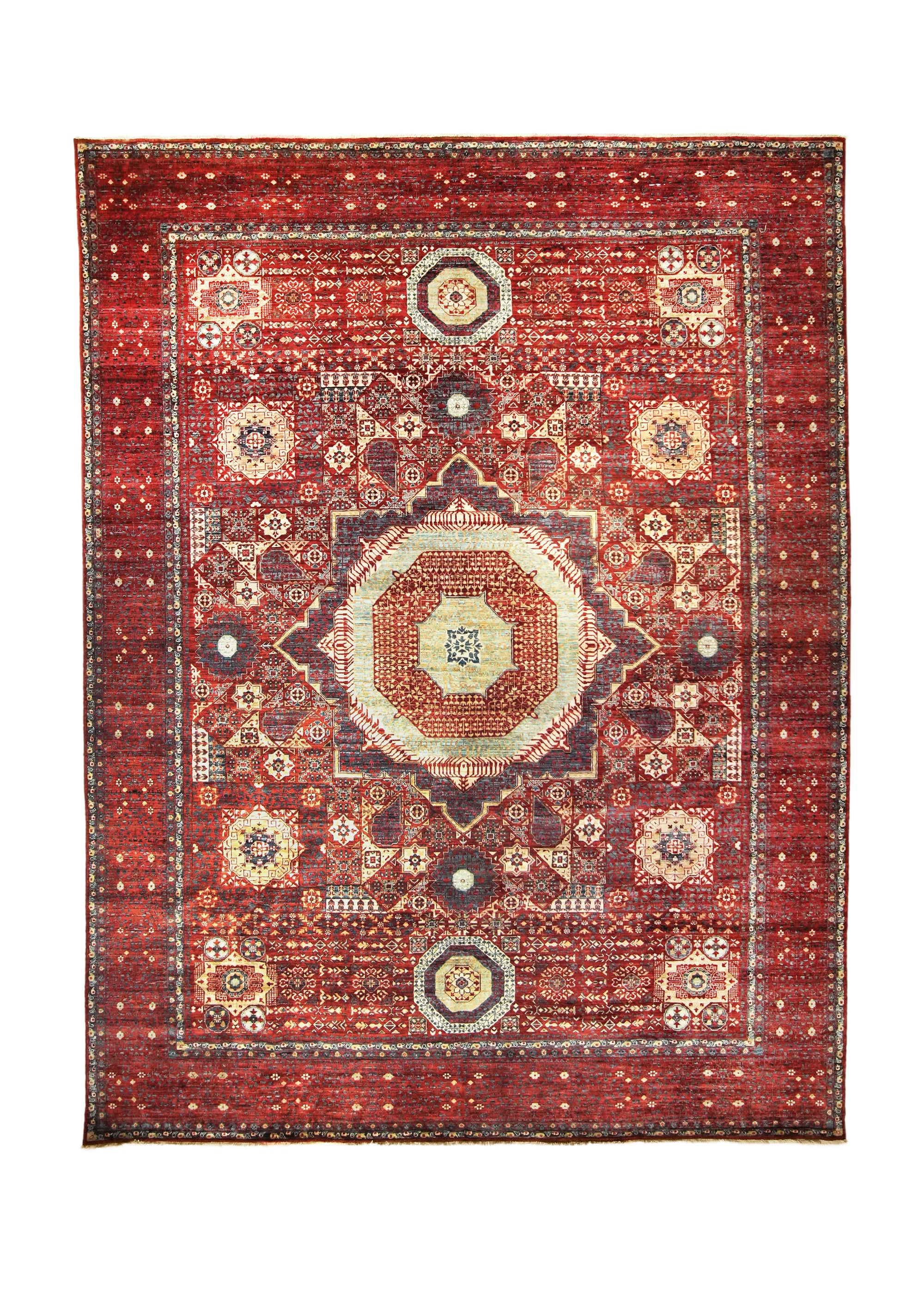 Oriental Rug Pakistani Handmade Area Transitional Tribal 8'9