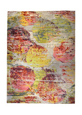 A35857 Oriental Rug Pakistani Handmade Area Modern 10'3'' x 13'11'' -10x14- Pink Yellow Gold Abstract Yeldiz Design