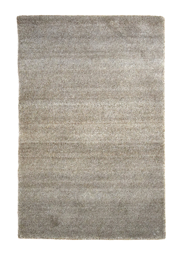 A35922 Oriental Rug Indian Handmade Area Modern 2'0'' x 3'0'' -2x3- Whites Beige Plain Solid Design