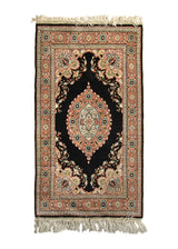 A35955 Oriental Rug Turkish Handmade Area Traditional 2'2'' x 3'10'' -2x4- Pink Black Open Kayzeri Design