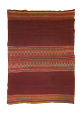 Native American Rug South America Handmade Area Tribal 2'6"x3'5" (3x3) Red Geometric Design #A11571