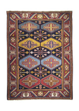 Persian Rug Bakhtiari Handmade Area Tribal 4'11"x6'7" (5x7) Multi-color Red Garden Design #A17494