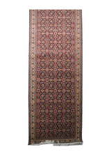 Persian Rug Tabriz Handmade Runner Traditional 2'5"x9'10" (2x10) Blue Whites/Beige Floral Mahi Fish Design #A17855