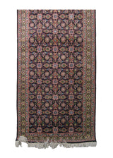 Persian Rug Tabriz Handmade Runner Traditional 2'2"x4'9" (2x5) Blue Green Floral Mahi Fish Design #A17857