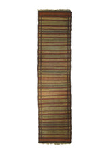Persian Rug Afshar Handmade Runner Tribal 2'4"x9'6" (2x10) Multi-color Red Brown Kilim Geometric Design #A19244