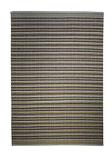 Oriental Rug Indian Handmade Area Transitional 4'0"x5'10" (4x6) Whites/Beige Brown Dhurrie Tea Washed Geometric Design #A21368