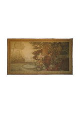 Oriental Rug Chinese Handmade Area Traditional 5'0"x8'3" (5x8) Whites/Beige Brown Green Tapestry Landscape Design #A21505