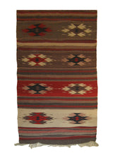 Native American Rug South America Handmade Runner Tribal 2'7"x9'11" (3x10) Red Gray Geometric Design #A22353
