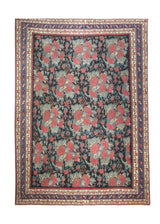 Persian Rug Azerbaijan Handmade Area Tribal 5'7"x7'7" (6x8) Blue Red Floral Design #A23883