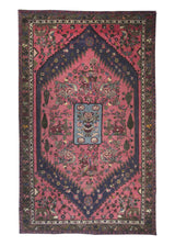Persian Rug Azerbaijan Handmade Area Tribal 5'1"x8'4" (5x8) Pink Tree of Life Animals Design #A23900