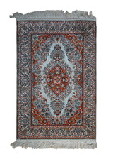 Oriental Rug Chinese Handmade Area Traditional 2'0"x3'0" (2x3) Whites/Beige Red Hereke Floral Design #A24178