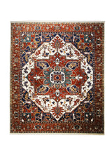 Oriental Rug Pakistani Handmade Area Transitional Tribal 8'3"x9'8" (8x10) Red Ariana Geometric Heriz Design #A27049