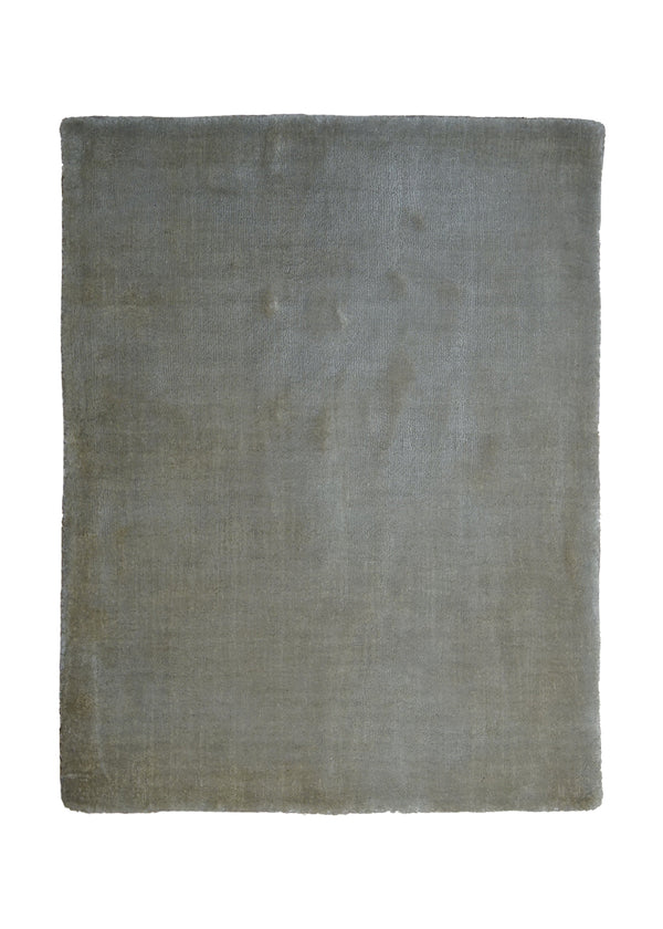Oriental Rug Indian Handmade Area Modern Neutral 1'6"x2'0" (2x2) Whites/Beige Plain Design #A27616