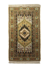 Oriental Rug Moroccan Handmade Area Tribal 2'8"x5'0" (3x5) Whites/Beige Green Geometric Design #A27721