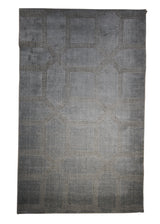 Oriental Rug Indian Handmade Area Modern Neutral 3'5"x5'6" (3x6) Gray Geometric Design #A27977