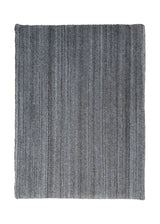 Oriental Rug Indian Handmade Area Modern Neutral 2'0"x2'7" (2x3) Gray Plain Stripes Design #A29030