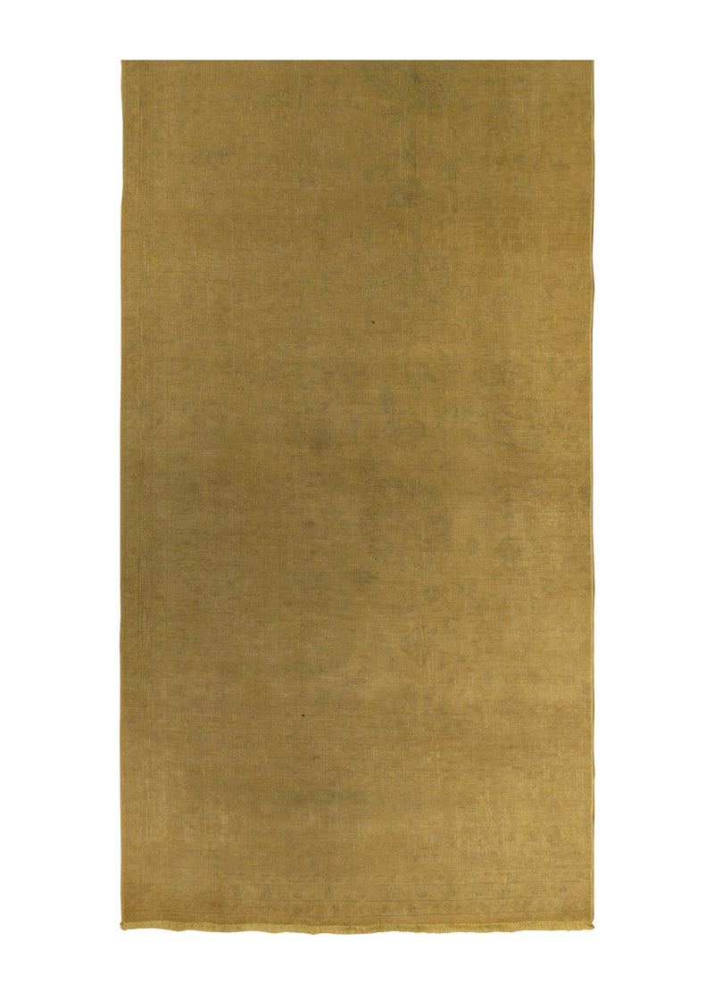 Oriental Rug Indian Handmade Runner Neutral Transitional 3'9"x13'10" (4x14) Whites/Beige Gray Oushak Geometric Design #A29511