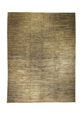 Oriental Rug Pakistani Handmade Area Transitional Tribal 10'1"x13'6" (10x14) Brown Gray Gabbeh Stripes Design #A30966