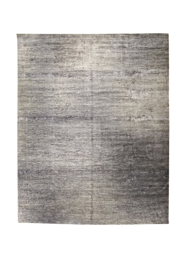 Oriental Rug Pakistani Handmade Area Transitional Neutral 12'0"x15'1" (12x15) Gray Gabbeh Open Design #A31263