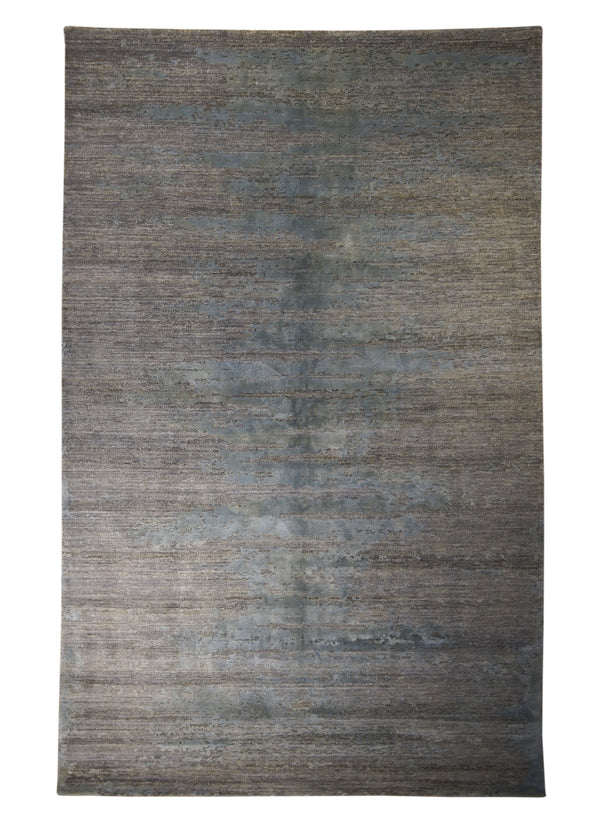 Oriental Rug Pakistani Handmade Area Transitional 4'11"x7'10" (5x8) Gray Blue Gabbeh Design #A31279