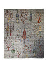 A31286 Oriental Rug Pakistani Handmade Area Transitional Tribal 4'11'' x 6'2'' -5x6- Gray Multi-color Lori Tree of Life Gabbeh Design