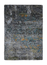 Oriental Rug Indian Handmade Area Modern 2'0"x3'0" (2x3) Gray Splatter Abstract Design #A31733