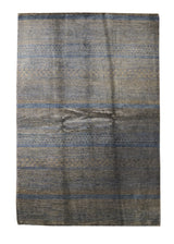A31968 Oriental Rug Pakistani Handmade Area Transitional Neutral 6'0'' x 9'0'' -6x9- Gray Blue Gabbeh Geometric Design