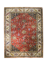 A31980 Oriental Rug Indian Handmade Area Transitional Tribal 8'10'' x 11'9'' -9x12- Red Mahal Geometric Design