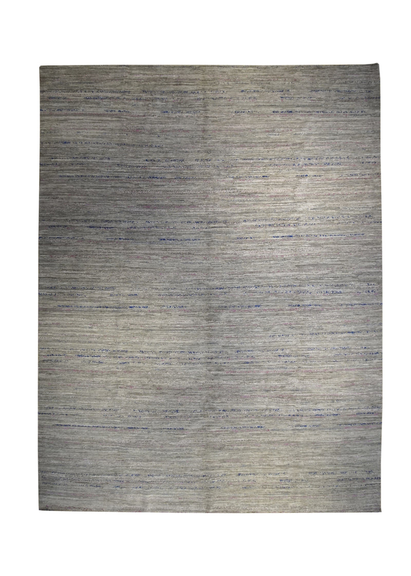 Oriental Rug Pakistani Handmade Area Transitional Neutral 8'11"x11'7" (9x12) Whites/Beige Pink Gabbeh Design #A32363