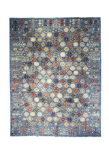 A32432 Oriental Rug Pakistani Handmade Area Transitional 9'0'' x 11'9'' -9x12- Blue Green Ariana Floral Design