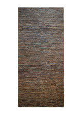 Oriental Rug Pakistani Handmade Runner Transitional 2'10"x9'0" (3x9) Multi-color Red Gabbeh Stripes Design #A32635