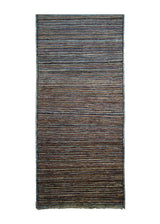 Oriental Rug Pakistani Handmade Runner Transitional 2'7"x9'5" (3x9) Multi-color Red Gabbeh Stripes Design #A32637