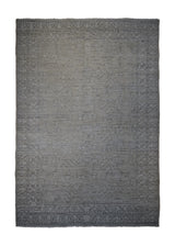 A32830 Oriental Rug Pakistani Handmade Area Transitional Neutral 4'3'' x 6'1'' -4x6- Whites Beige Silver Wash Khotan Geometric Design