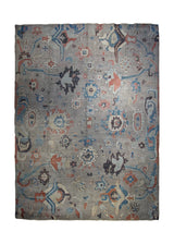 A32896 Oriental Rug Pakistani Handmade Area Transitional 10'2'' x 13'9'' -10x14- Gray Pink Blue Oushak Geometric Design