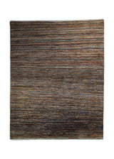 A32899 Oriental Rug Pakistani Handmade Area Transitional 4'10'' x 6'0'' -5x6- Red Blue Multi-color Gabbeh Stripes Design