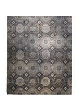 A32905 Oriental Rug Pakistani Handmade Area Transitional 12'2'' x 14'11'' -12x15- Gray Ariana Mamluk Geometric Design