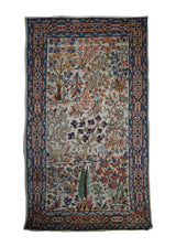 Persian Rug Moud Handmade Area Traditional 2'10"x4'9" (3x5) Whites/Beige Multi-color Blue Tree of Life Design #A33030