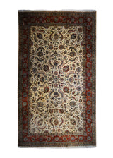 Persian Rug Tabriz Handmade Area Traditional 11'0"x18'0" (11x18) Whites/Beige Red Floral Design #A33051