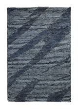 Oriental Rug Indian Handmade Area Modern 2'0"x3'0" (2x3) Gray Whites/Beige Stripes Design #A33108