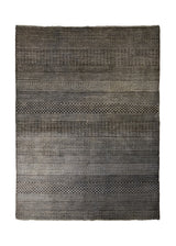 A33214 Oriental Rug Pakistani Handmade Area Transitional Neutral 5'0'' x 6'10'' -5x7- Whites Beige Gabbeh Stripes Design