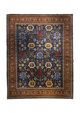 Oriental Rug Pakistani Handmade Area Transitional Tribal 11'10"x14'9" (12x15) Blue Red Geometric Serapi Design #A33635