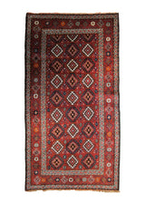 Persian Rug Baloch Handmade Area Tribal 5'4"x9'6" (5x10) Red Geometric Design #A33725