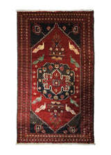 Persian Rug Baloch Handmade Area Tribal 5'5"x9'6" (5x10) Red Geometric Animals Design #A33727