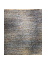 Oriental Rug Pakistani Handmade Area Transitional Tribal 11'9"x14'2" (12x14) Blue Brown Gabbeh Stripes Design #A33848