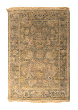 A33878 Oriental Rug Indian Handmade Area Transitional 2'0'' x 3'0'' -2x3- Green Gray Floral Design
