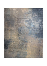 Oriental Rug Indian Handmade Area Modern 10'2"x13'10" (10x14) Gray Blue Abstract Splatter Design #A34085